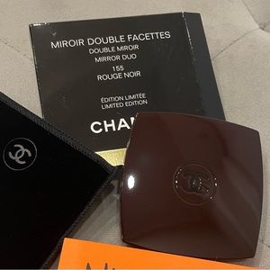 Brand New Chanel Colors Mirror in Rouge Noir